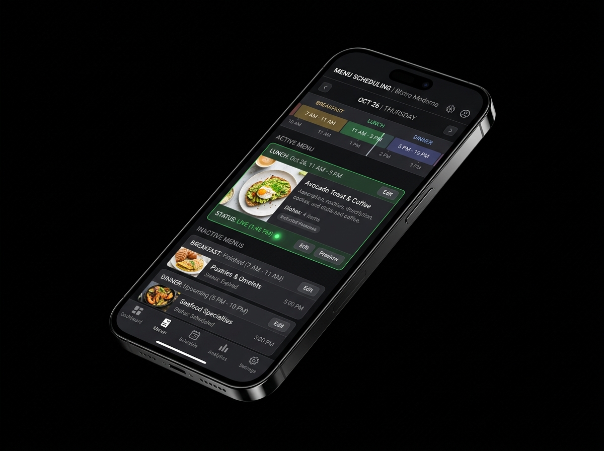AI Menu — Velroom in-room dining for hotels